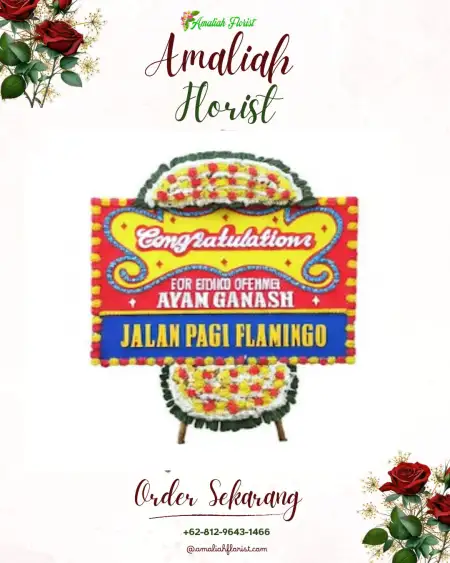 Sewa Papan Bunga Outdoor Wedding Bintaro